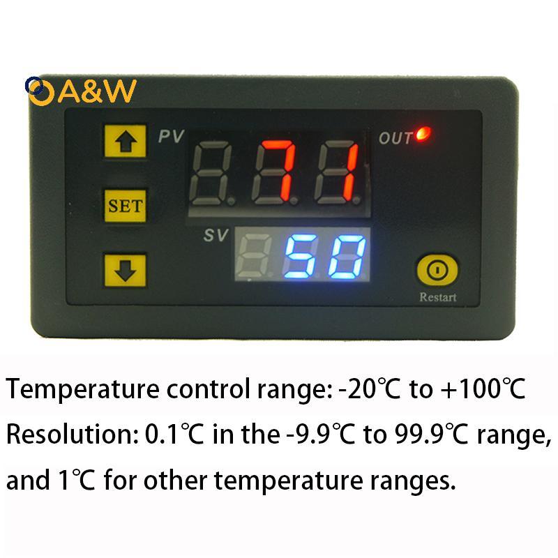 A&W W3230 โมดูลสวิตช์ควบคุมอุณหภูมิความแม่นยําสูง 12V
