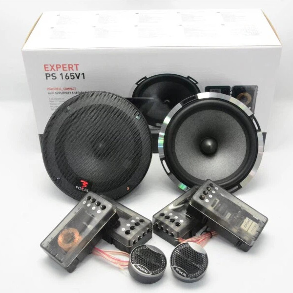 FOCAL 165V1 รถ 6.5 นิ้วลําโพงแยกเสียงประตูด้านหน้าวูฟเฟอร์สูง