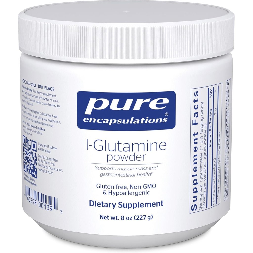 Pure Encapsulations L-Glutamine ผง, 8 Ounces
