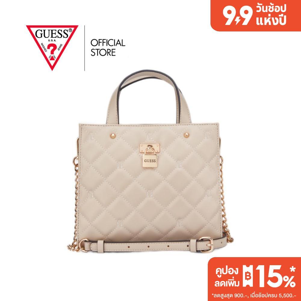 กระเป๋า Guess รุ่น LG198781 RAMONA MINI TOTE สีเบจ