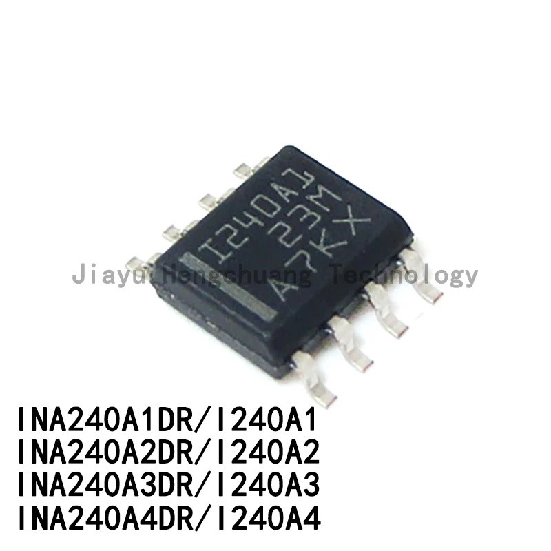 5PCS INA240A1DR I240A1 INA240 I240A2 I240A3 I240A4 SOP-8 Current Sense Amplifier ชิปในสต็อก ic RCA7