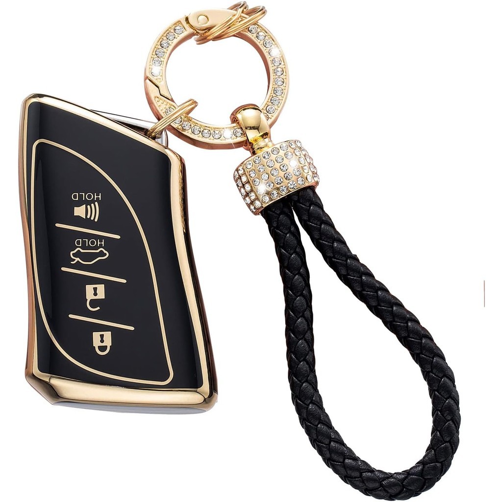 สําหรับ Lexus Key Fob ฝาครอบเข้ากันได้กับ ES350 ES300h UX200 LS500 LS500H LC500 LC500h สมาร์ทคีย์พรี