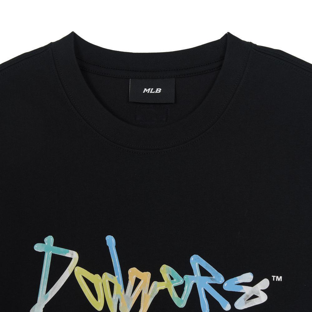 MLB เสื้อยืด ยูนิเซ็กซ์ Basic Colorful Street Mtreet Logo Over Fit T-Shirts รุ่น 3ATSB6663 07BKS สีดำ รูปที่ 2