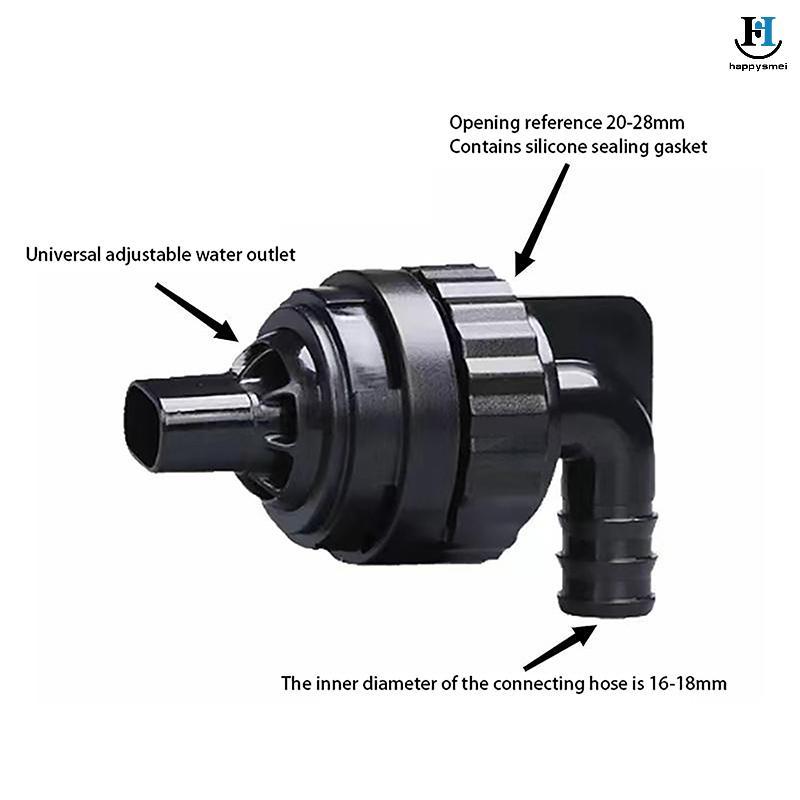 [GA] ตู้ปลา Ba Filter Outlet Universal Rotatable Overflow Dubill Sprinkler หัวฉีดตู้ปลามัลติฟังก์ชั่