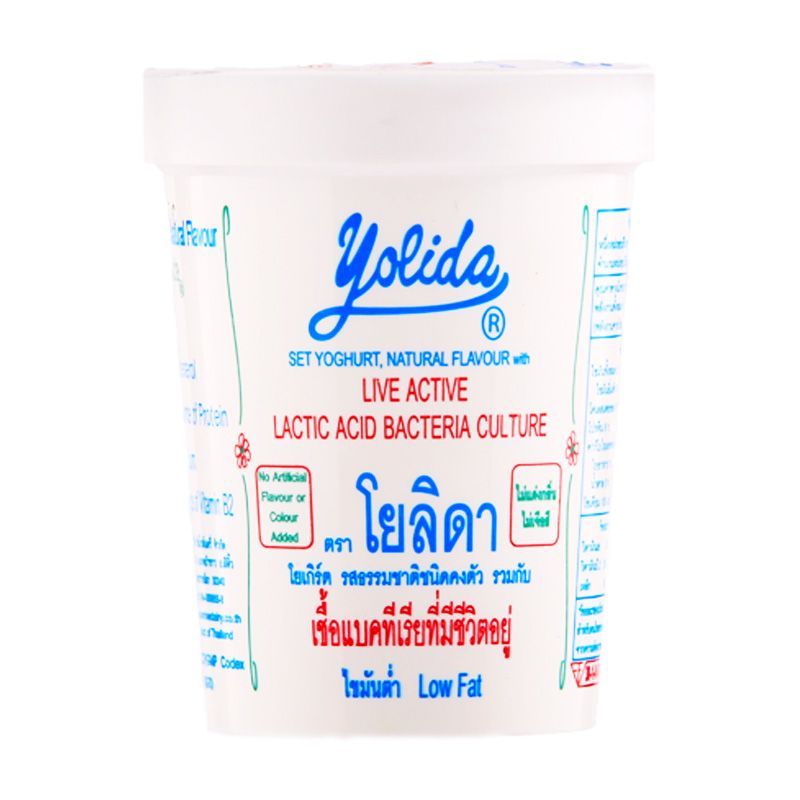 โยลิดาโยเกิร์ตรสธรรมชาติ 150กรัม Yolida Yoghurt Plain 150g.