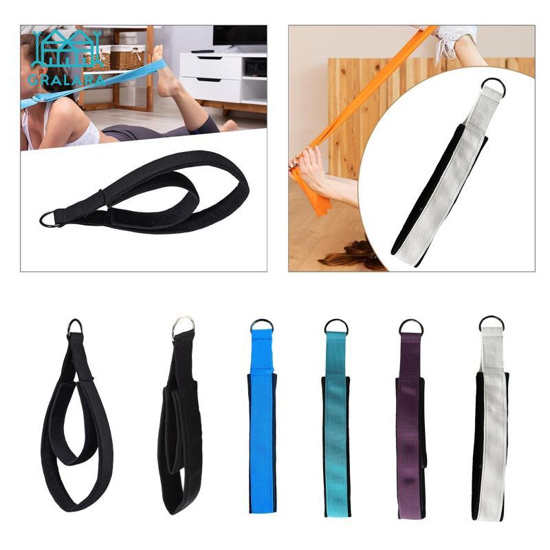 [Gralara] Pilates Double Loop Strap,Double Loop Yoga Strap,Women Strength Training Fitness Strap Dou