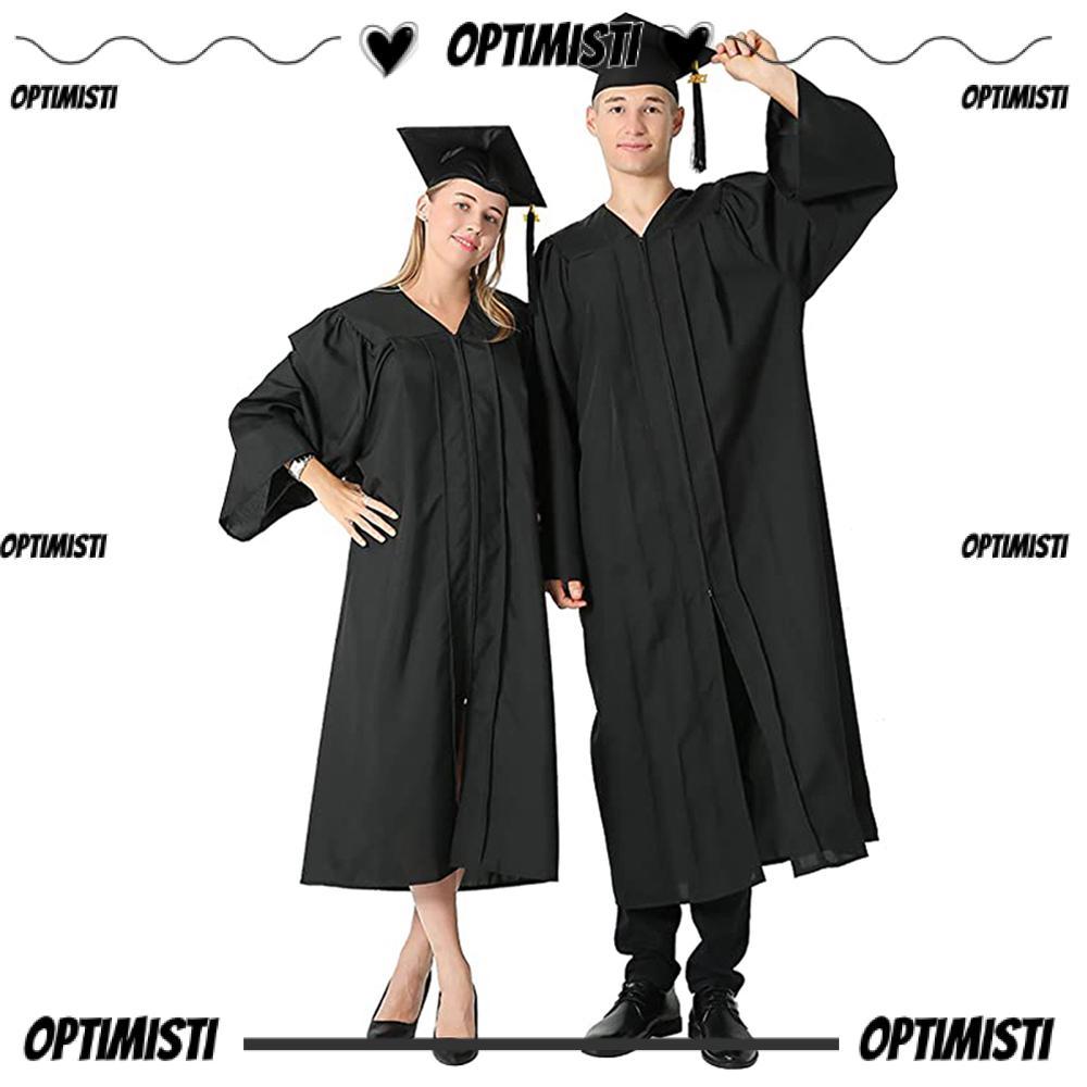 OPTIMISTI8E ชุดสําเร็จการศึกษาชุดมหาวิทยาลัย High School Party Supplies Bling พู่ที่ถอดออกได้
