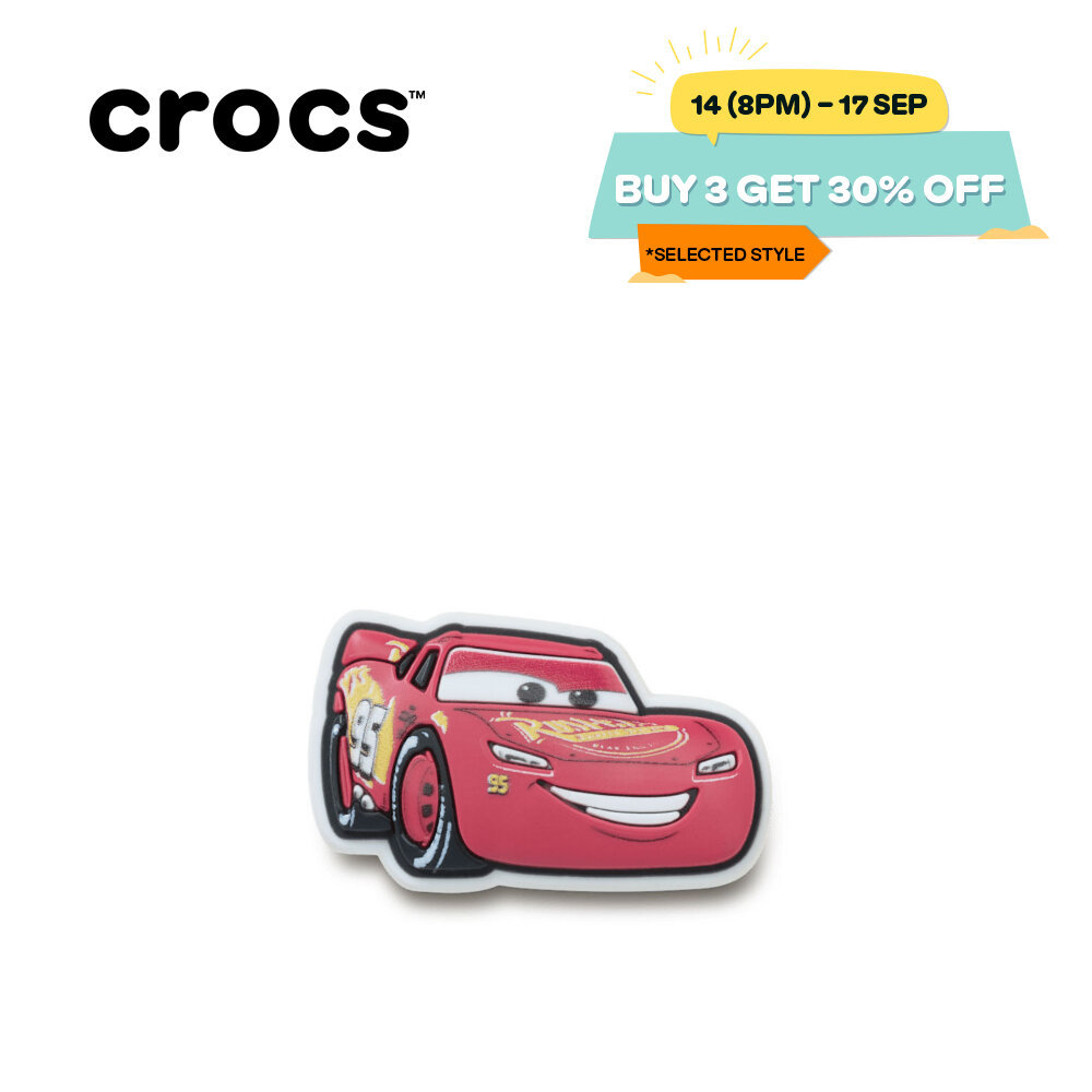Crocs Pixar Lightning McQueen จิ๊บบิทซ์