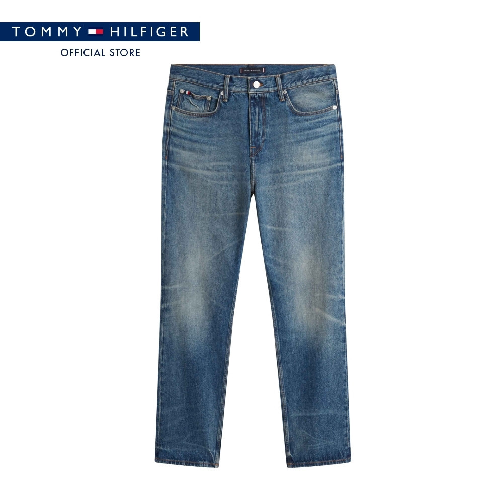 Tommy Hilfiger กางเกง ผู้ชาย รุ่น MW0MW42330 1BM - สียีนส์