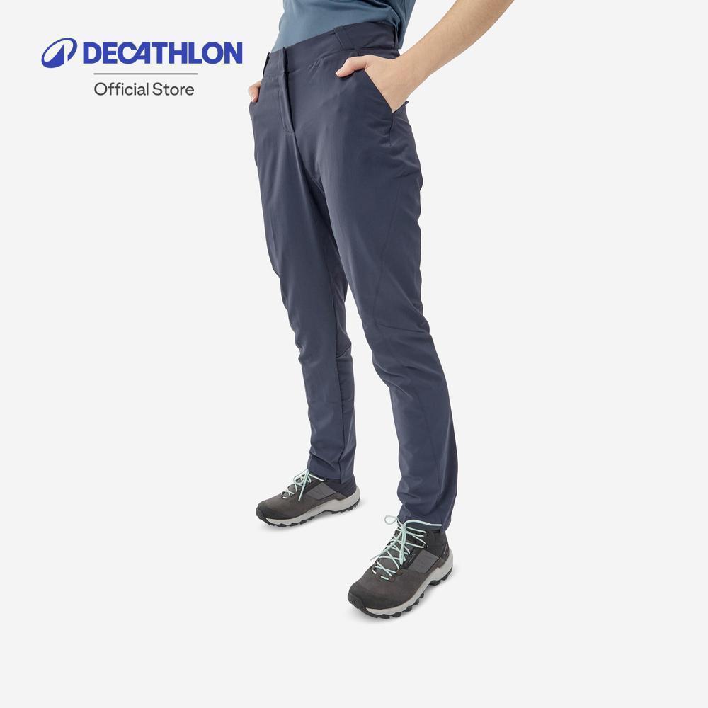 Decathlon Women'S Mountain Walking Trousers Mh100 กางเกงขายาวผู้หญิงสำหรับใส่เดินป่า รุ่น Mh100 - Na