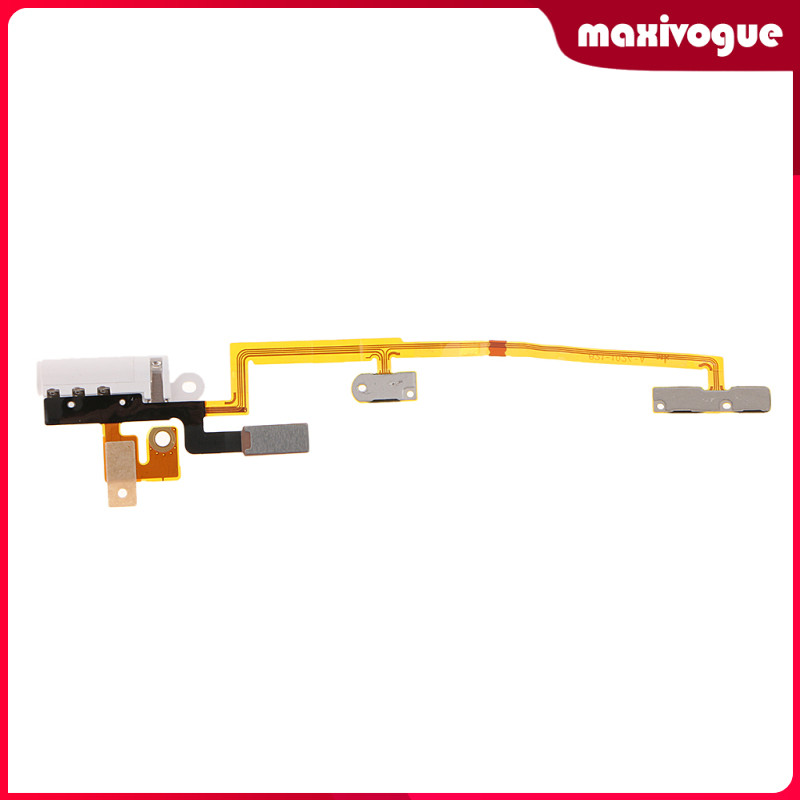 [Maxivogue] Headphone Jack Audio Jack Flex Cable อะไหล่สําหรับ iPod Nano 6th Gen