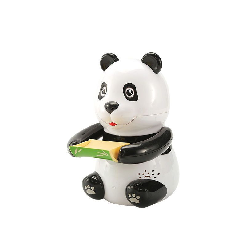 จําลอง Big Panda Bear สัตว์เลี้ยงของเล่นการ์ตูน Piggy Bank การศึกษาเด็กไฟฟ้าเพลง Piggy Bank inks1124