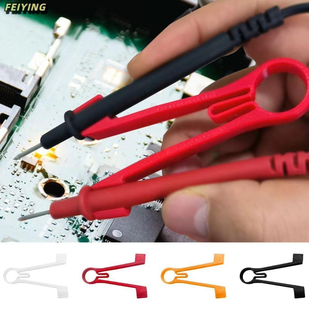FEIYING เมตร Probes คลิปหนีบ, ปรับสอบเทียบมัลติมิเตอร์ผู้ถือ Probe, ยูทิลิตี้มือเดียว Ergonomic Probe คลิปอุปกรณ์สอบเทียบ