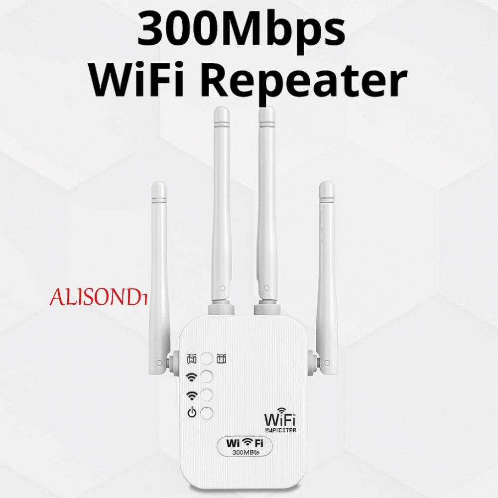 ALISOND1 เครื่องขยายสัญญาณ Wi-Fi, Router Wireless WiFi Amplifier, สีขาว US EU 2.4 GHz WIFI Repeater 