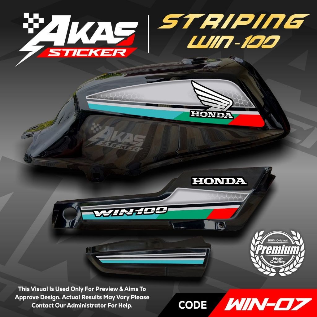 Honda Win 100 Striping Variation รหัส WIN07