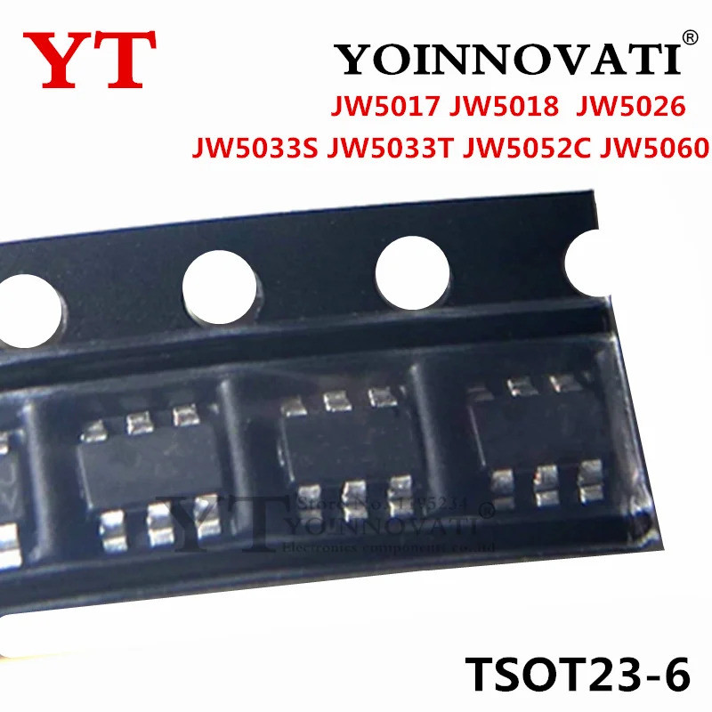 5PCS JW5017 JW5018 JW5026 JW5033S JW5052C JW5060T AP3771BK6TR-G1 SOT ชิป ic
