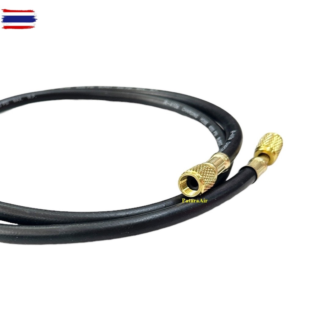 สายชาร์จน้ำยาแอร์ อย่างดี 4000PSI ยาว 60 นิ้ว 1.5 เมตร แพค3เส้น : AC Charging Hoses Tube Refrigerant