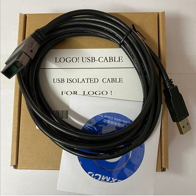 เหมาะสําหรับ Siemens LOGO สายการเขียนโปรแกรม LOGO!สายการเขียนโปรแกรม PLC USB-CABLE ความยาว 3 เมตร