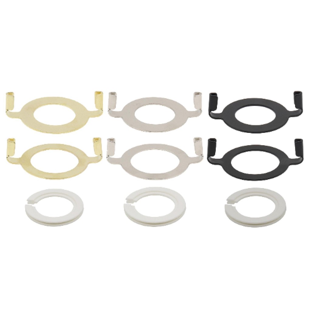 [Whgirld8] สอง E27 ซ็อกเก็ตโคมไฟ Harp Holders และแหวนคอ E14 สําหรับการแปลง