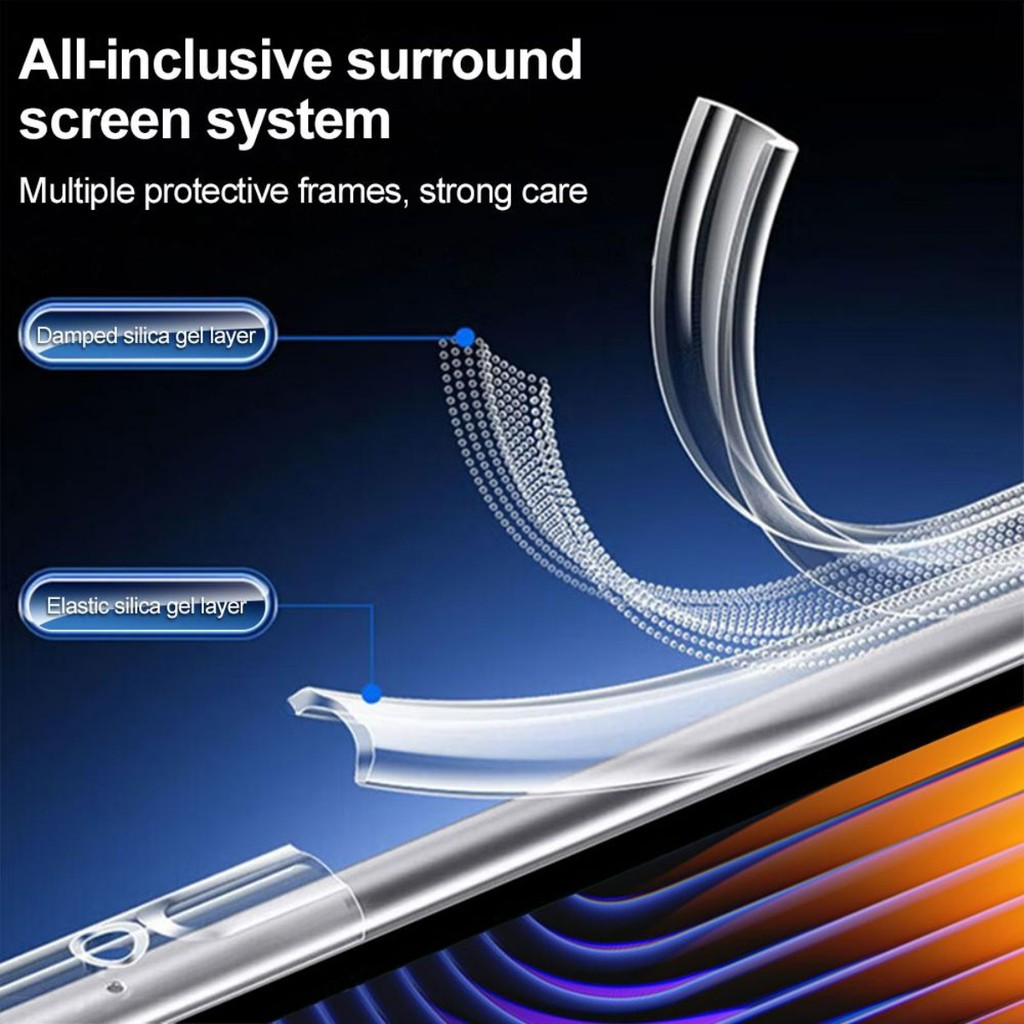 AK เคสแท็บเล็ต TPU ใสแบบนิ่ม For Xiaomi Pad 5 6 7 Pro 11 Pro 12.1 2 2025 SE 8.7 ปลอกซิลิโคนใสกันกระแทกป้องกันการตก - รูปที่ 3