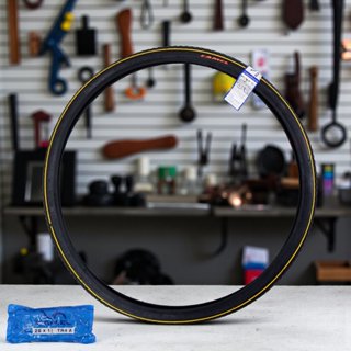 ยางนอกจักรยาน ยางใน CAMEL ขนาด 28x1 1/2 จักรยานโบราณ ล้อ28นิ…