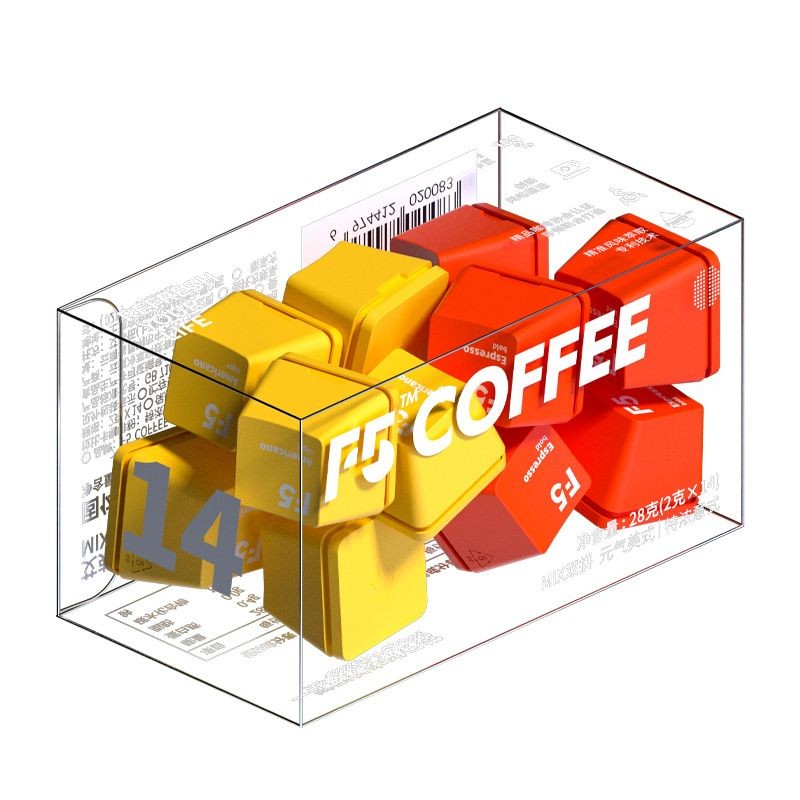 2025 สินค้าใหม่ 28 ฟรีถ้วย F5 Coffee Vitality Double Combination Instant Freeze-Brew Freeze-Dried Co