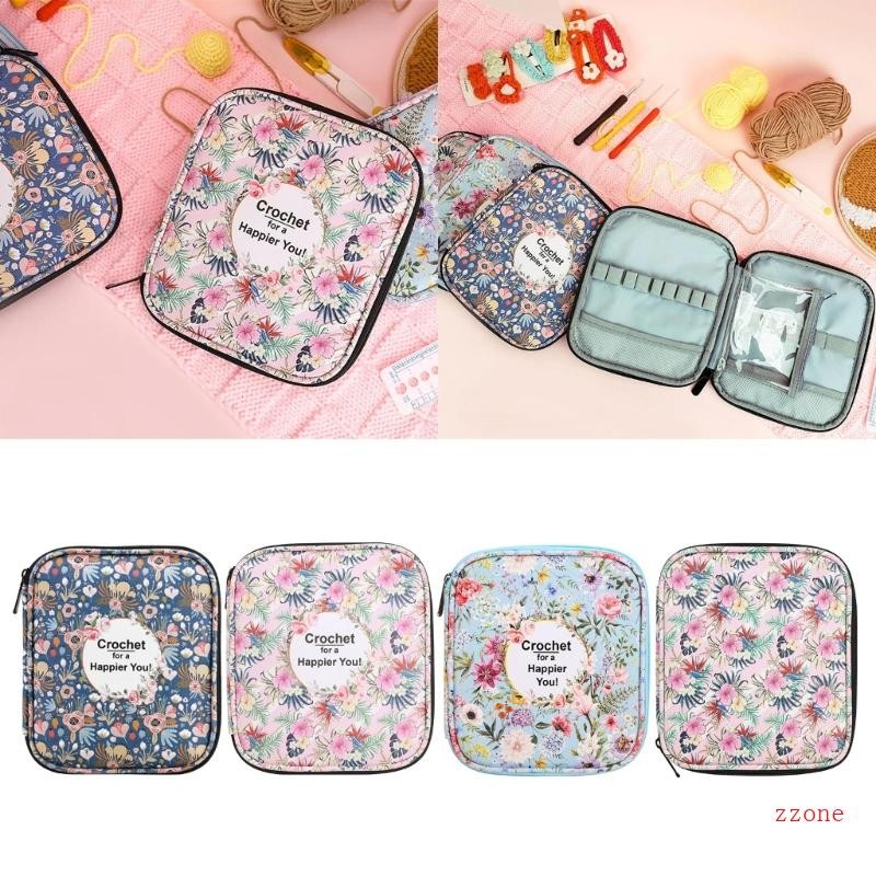 Zzz โครเชต์กระเป๋าโครเชต์ Hook Case Organizer กระเป๋าโครเชต์เข็มเก็บกระเป๋า