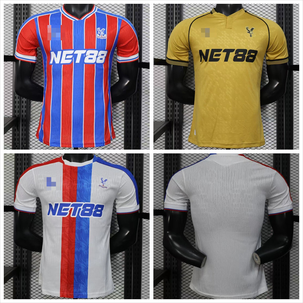 เสื้อยืดแขนสั้น Crystal Palace แบบเหย้าและเยือน