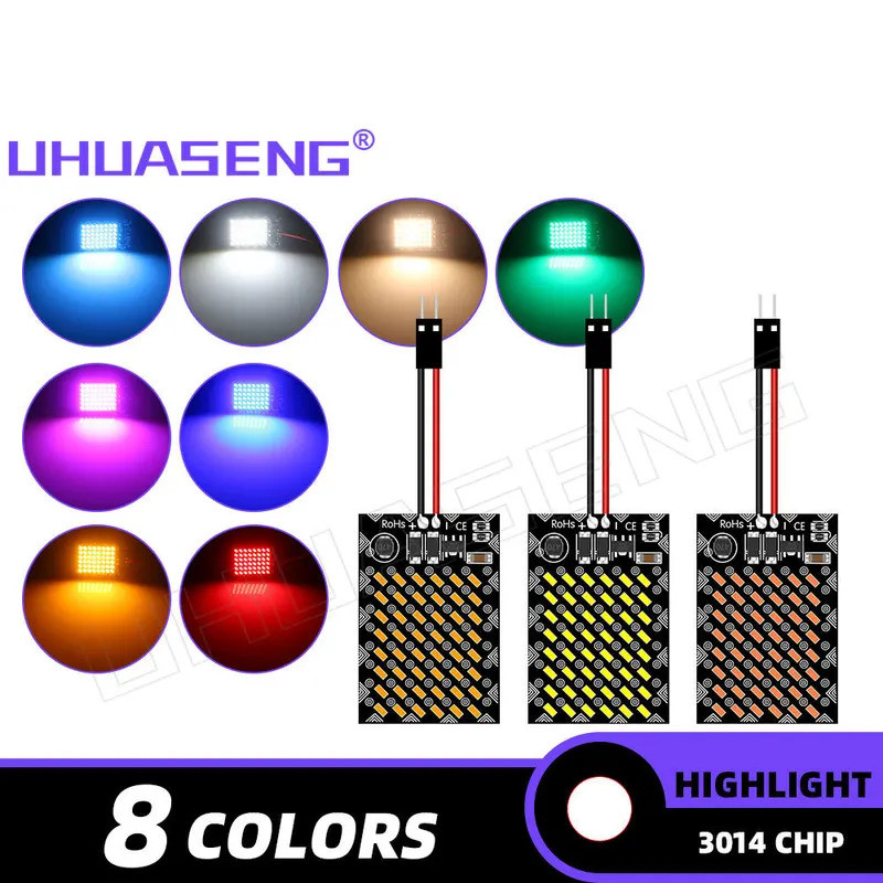 UHUASENG แรงดันไฟฟ้ากว้าง 12V 24V 48SMD อ่านโดมแผงไฟ Led 31 มม.C5W C10W T10 BA9S Festoon W5W T4W รถบ