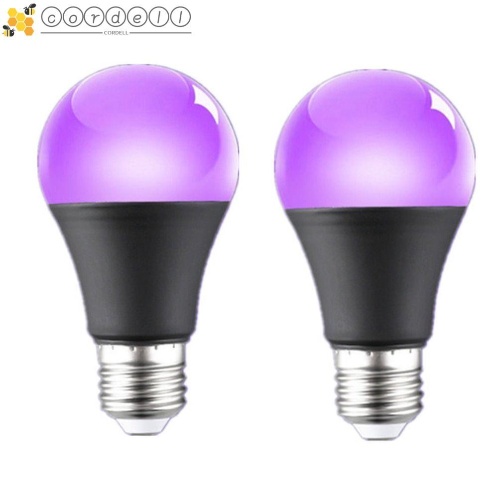 CORDELL UV Purple Bulb, Aluminium E26/E27 Spiral Purple Black Light Bulb, Portable 10W 85-265V 360 G