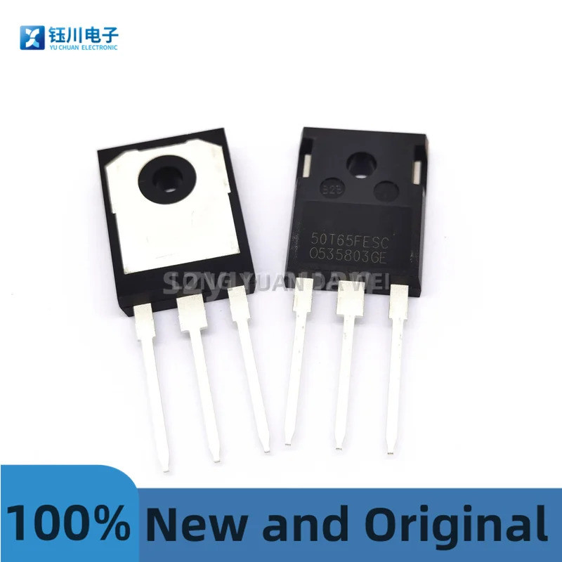 (5 ชิ้น) MBQ50T65FESC ใหม่เดิม TO-247 แพคเกจ 50A/650V ทรานซิสเตอร์ IGBT ที่ใช้กันทั่วไป 50T65FESC สํ