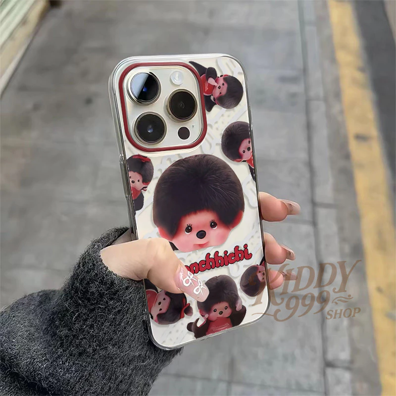 KIDDY🍡ส่งจากไทย เคสโทรศัพท์มือถือ เคสไอโฟน กันกระแทก สําหรับMonchhichi IPHONE 17 16 11 12 13 14 15PRO MAX X/XR XSMax