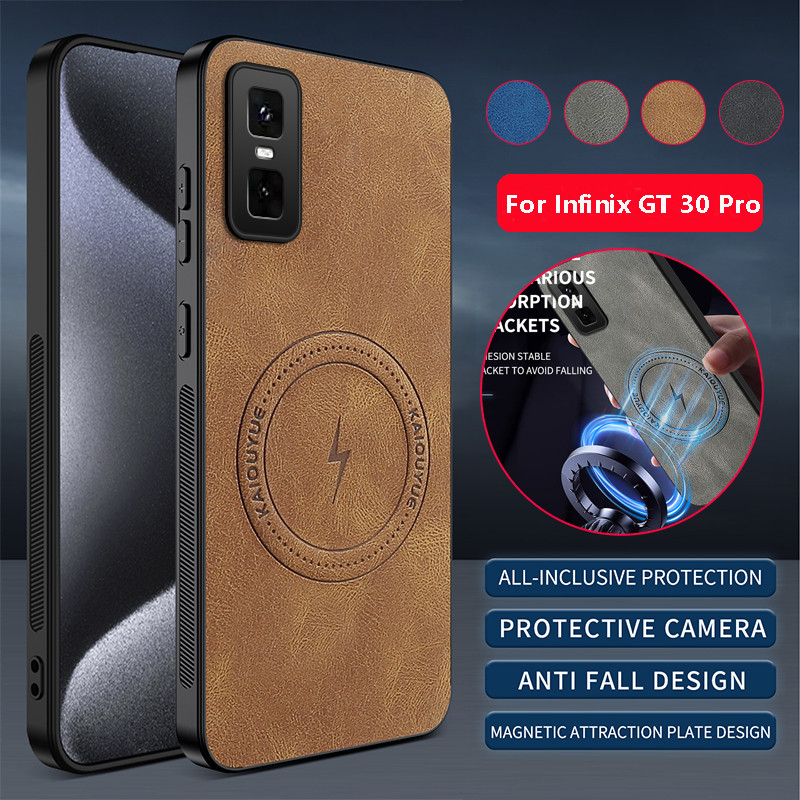 ปลอกกันกระแทกสําหรับ Infinix GT 30 Pro GT30 GT30Pro 30Pro 5G 5G Retro หนังเคสโทรศัพท์เลนส์ป้องกันกัน