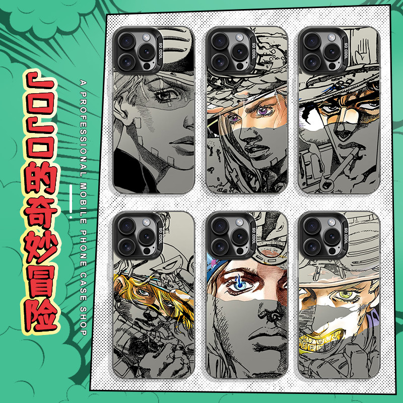 JOJO เหมาะสําหรับ iqoo15 เคสโทรศัพท์ neo10pro z9turbo + OnePlus 12t ชุด 11s Bizarre 13 ผจญภัย 7/8 อะ