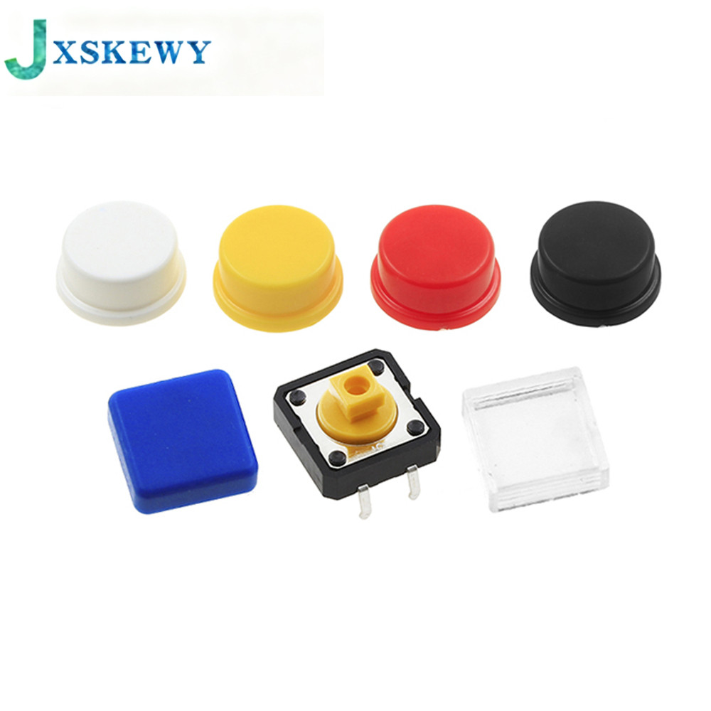 50 ชิ้น/ล็อตสวิทช์สัมผัสหมวก 12*12*7.3 มม.B3F-4055 A14/24