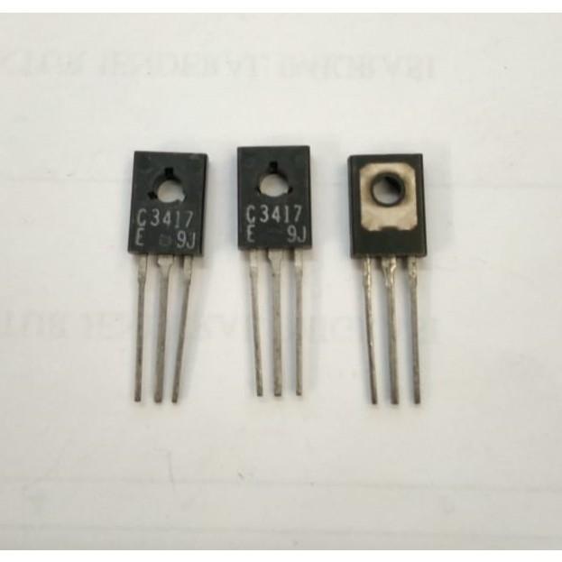 ทรานซิสเตอร์ C3417 Silicon NPN 0.1A 300V 5W CRT Display Video Output Application ...ELECTRON ELECTRO