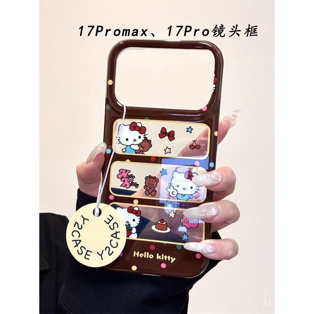 เคสโทรศัพท์เหมาะสําหรับiPhone 7 8 X XS XR XSMAX 11 12 13 14 15 16 17 Pro max Plus Airการ์ตูนHollow Polka Dot KT Shock-proofกันกระแทกเคสรวมทุกอย่างZIIC ราคา ถูกที่สุด ดีลบีเคเค