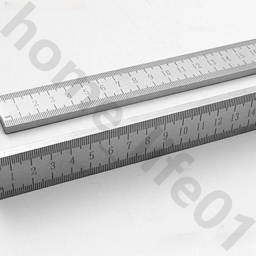 ไม้บรรทัดสแตนเลส หนากันสนิมปลอม Stick ไม้บรรทัดแบบพกพา 53 ซม.Dual-Scale อุปกรณ์การสอนเครื่องมือวัด Office