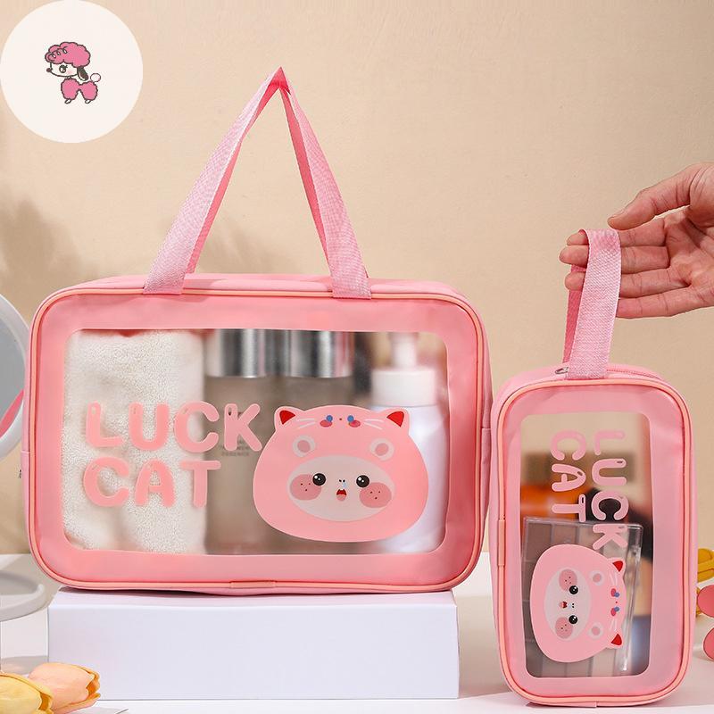 GRL 1 ชิ้นเครื่องสําอางกีฬากระเป๋าล้างกระเป๋าแห้งเปียกแยกขนาดใหญ่ความจุกระเป๋าฟิตเนสว่ายน้ํา Travel 