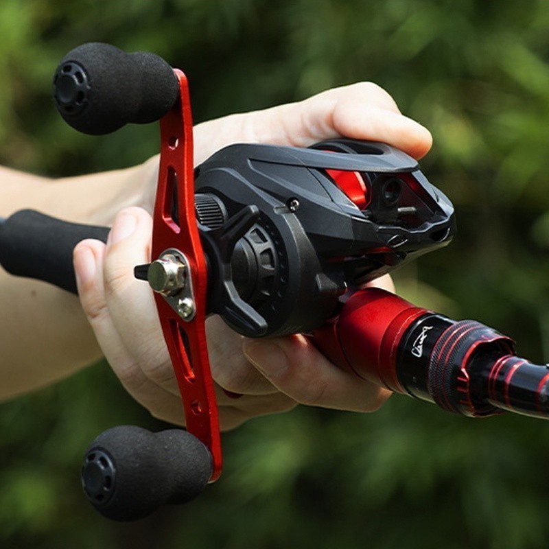 ⚡TBA 200 กก.ลากสูงสุดตกปลา Reel AK2000 Cast 7.2 : 1 ความเร็วสูง 12 + 1BB Baitcasting ตกปลา Reel แม่เหล็กเบรคสําหรับ - รูปที่ 2