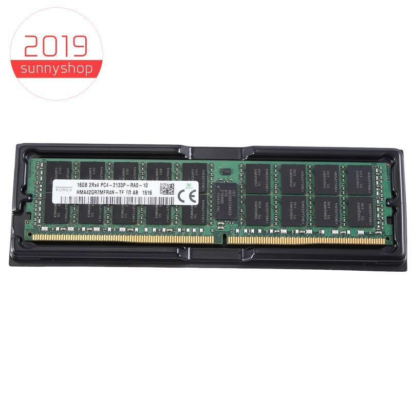 [sunnyshop2019]สําหรับ 16GB DDR4 Server RAM หน่วยความจํา 2133Mhz PC4-17000 288PIN 2Rx4 RECC หน่วยความจํา RAM 1.2V ECC REG RAM ติดตั้งง่ายใช้งานง่าย