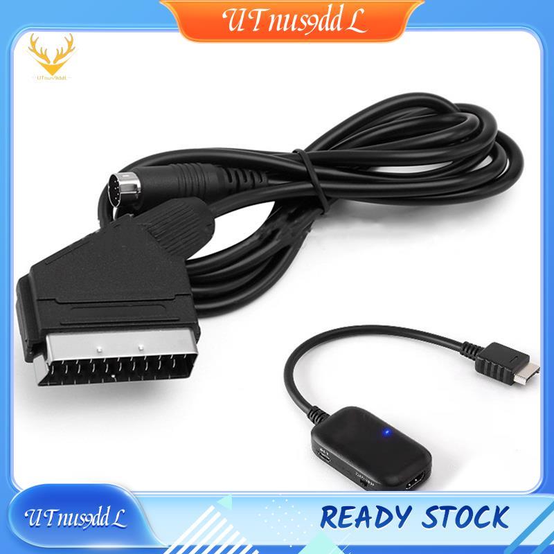 [UTnus9ddL] 1.8M Scart Cable Broom Head Cable for Game Console Connection Cable