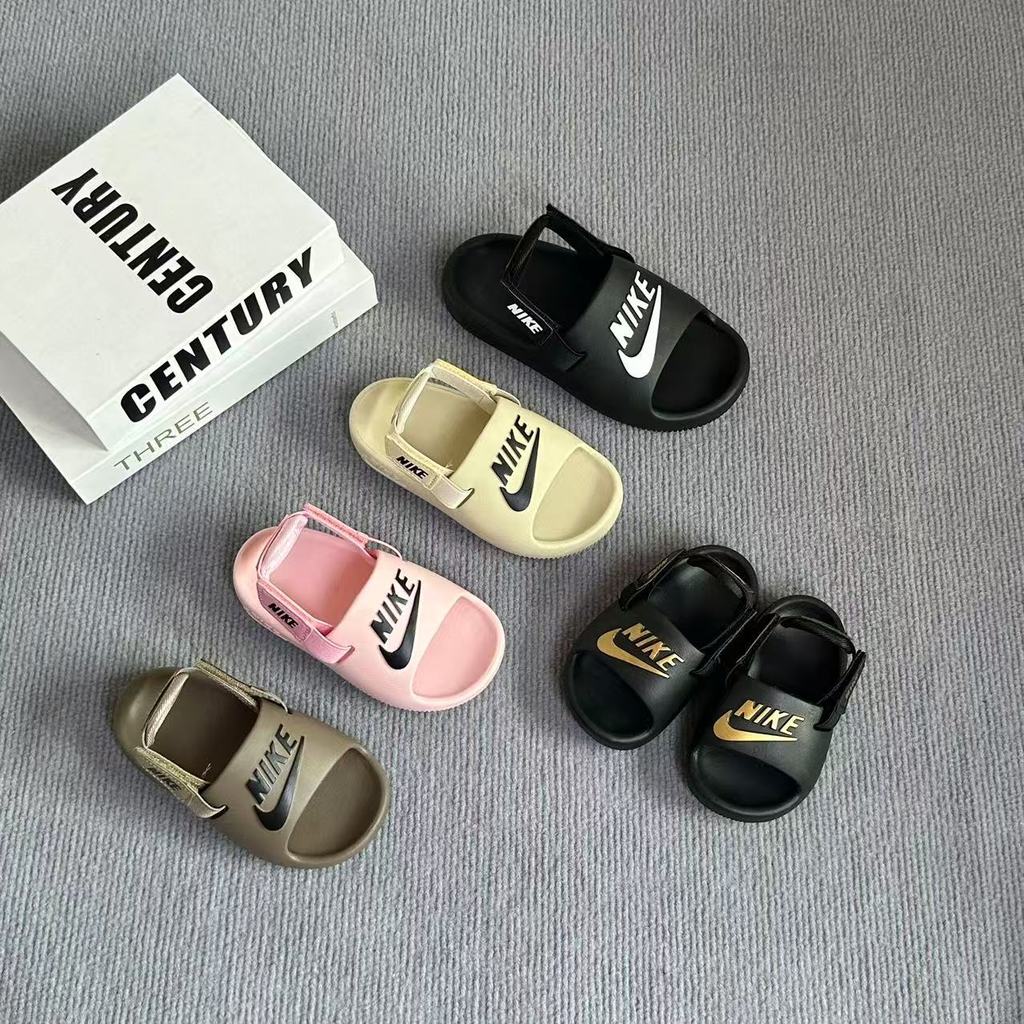 รองเท้าแตะเด็ก EVA แฟชั่นชายหาด ใส่สบาย ปรับได้ Velcro เหมาะสําหรับฤดูร้อน กลางแจ้ง