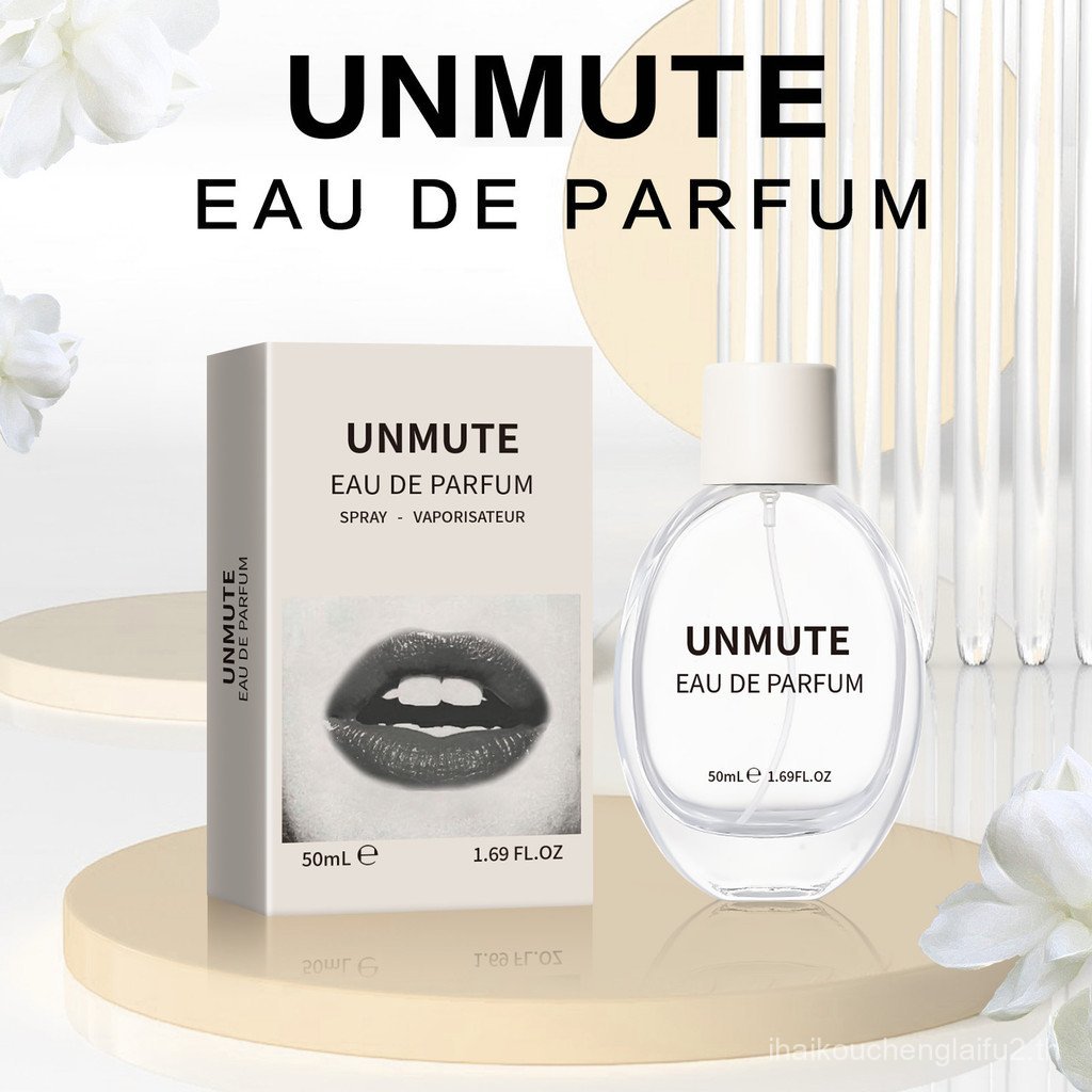 สไตล์ใหม่ Unmarked UNMUTE น้ําหอม Fresh Elegant Long-Lasting Fragrance น้ําหอม 50ml