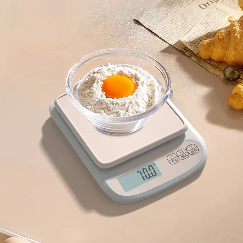 เครื่องชั่งครัวคุณภาพสูงความแม่นยําสูง 0.1 กรัมถึง 6 กก. Multi-function KITCHEN Baking Scale G/oz/lb