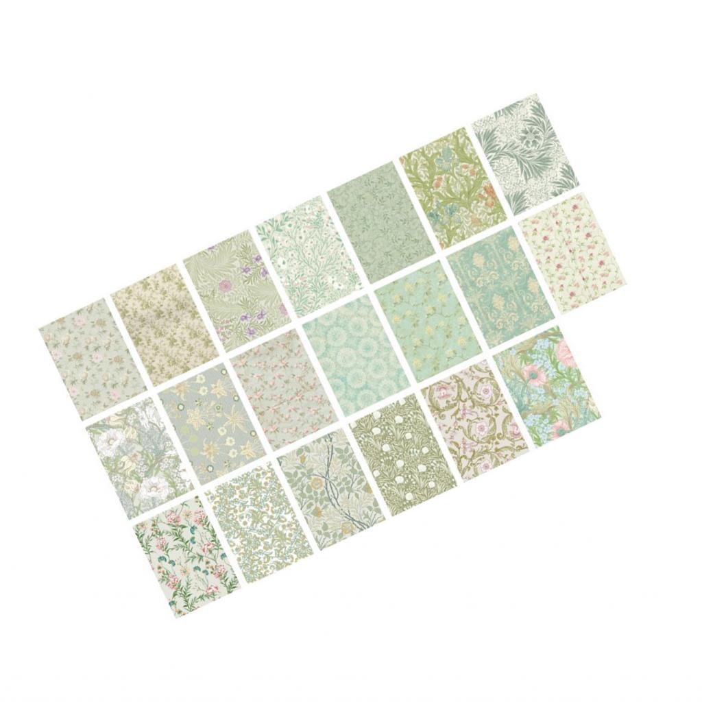 Junk Journal สติกเกอร์กระดาษทนทาน 40 ชิ้น DIY สําหรับสมุดภาพ