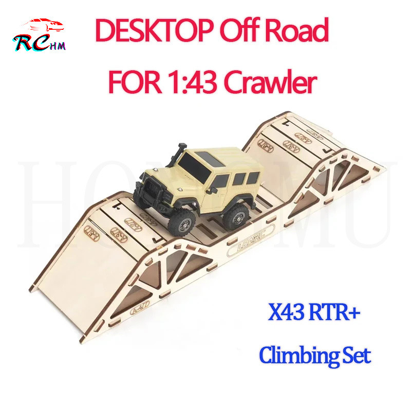Ldarc Radian X43 1/43 รีโมทคอนโทรลขนาดเล็กจําลอง Off Road Climbing รถไดรฟ์รุ่นรถเดสก์ท็อปของเล่นชุดป