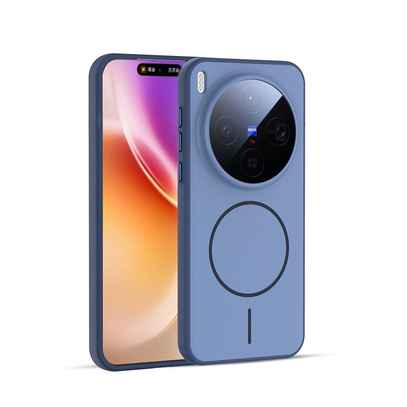 สําหรับ VIVO X300 Pro, X300 กรณี ELVEV Anti-Drop Hard PC Soft Robber ดูดฝาครอบโทรศัพท์