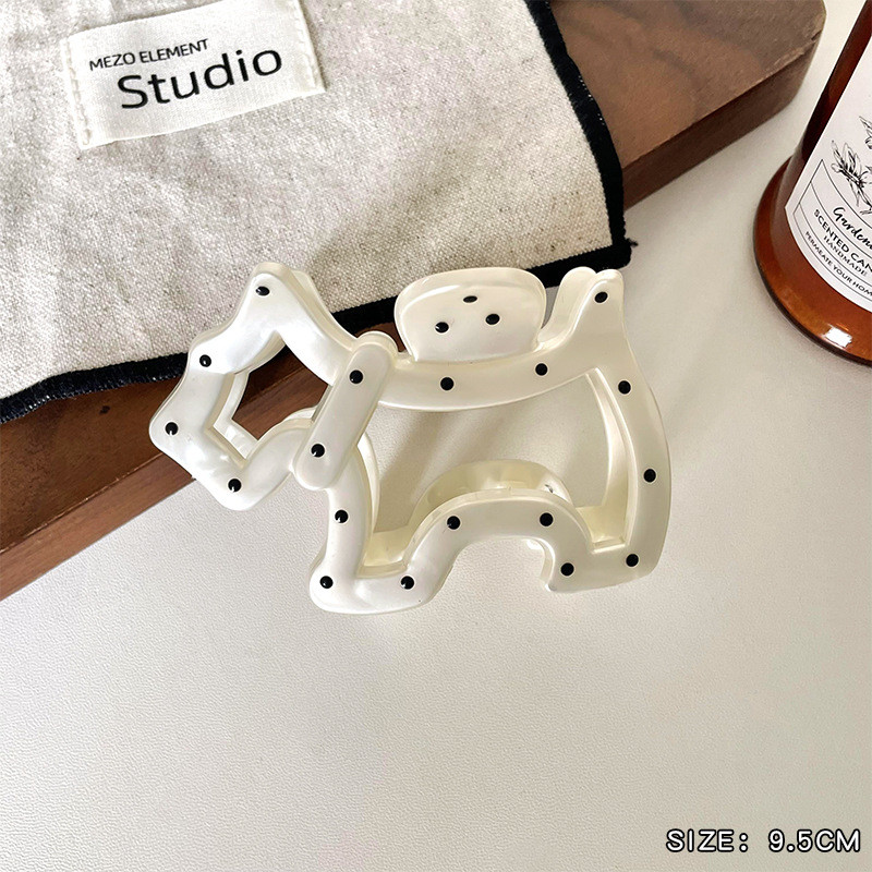 กิ๊บติดผมลายน้องหมา กิ๊บติดผมเด็กผู้หญิงน่ารัก กิ๊บรูปโบว์ลายจุดลูกหมา เครื่องประดับผม ส่งไวจากไทย - รูปที่ 6