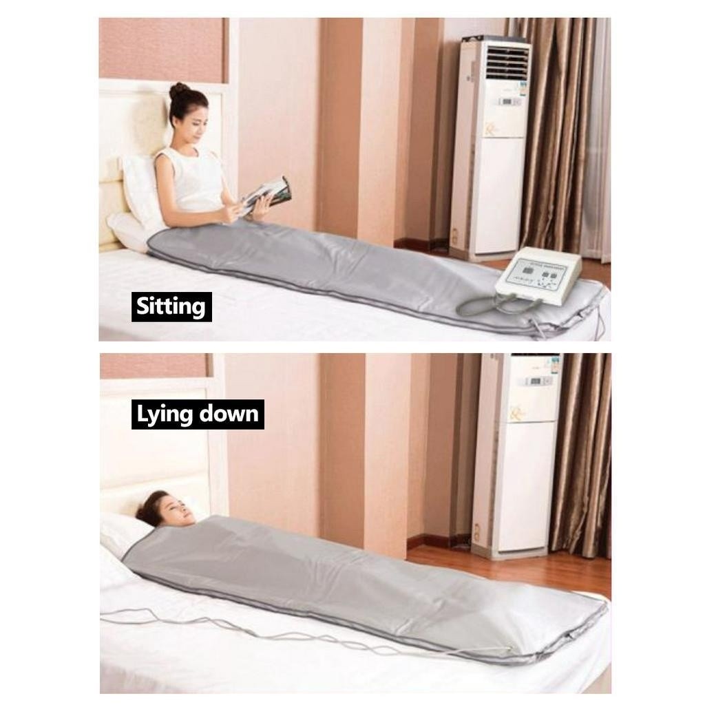 Heating Therapy Blanket Sauna Blanket Far Infrared Spa Detox Cellulite Slimming Machine 650W 180 80c